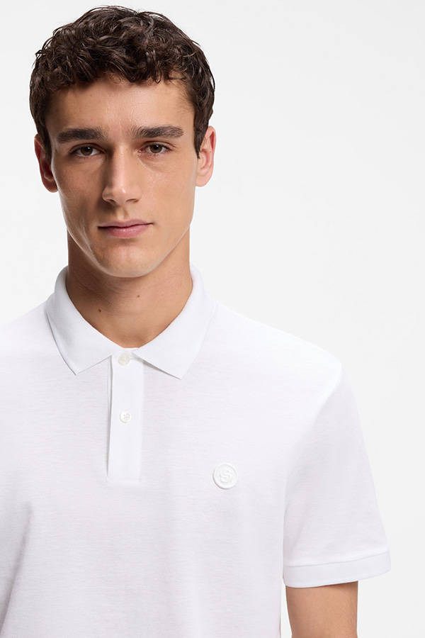 ΜΠΛΟΥΖΑ POLO BOSS - 100 ΛΕΥΚΟ